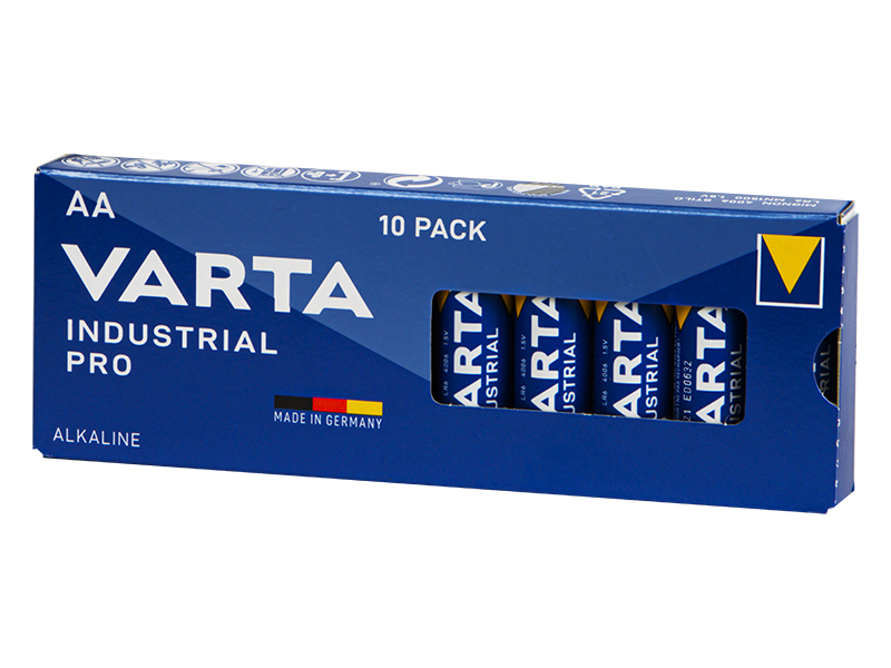 Alkáli AA LR6 elemek Varta INDUSTRIAL PRO
