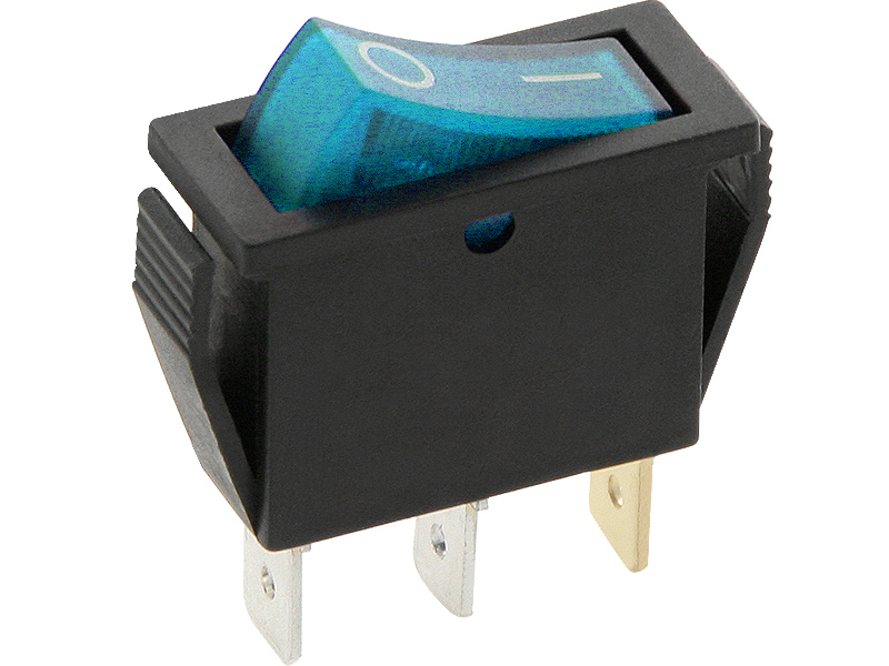 MK111 világítós billenőkapcsoló 12 V, kék 5581-