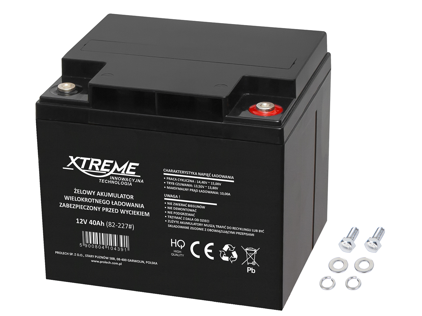 XTREME gél akkumulátor 12 V 40 Ah 82-227-