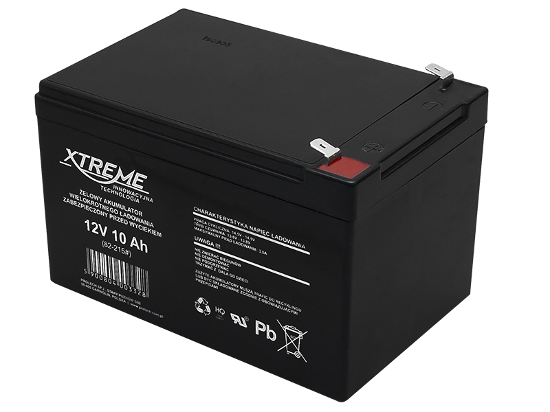 XTREME zselés akkumulátor 12 V 10 Ah 82-215-