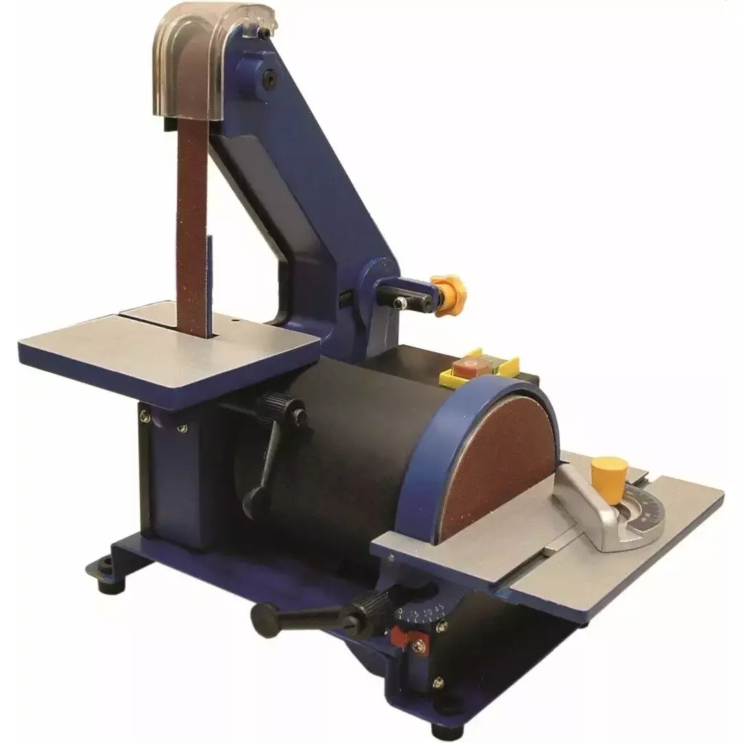DEDRA Padcsiszológép lemezzel és szalaggal fához 300W, átmérő 127mm, szalag 762x25mm DED7809