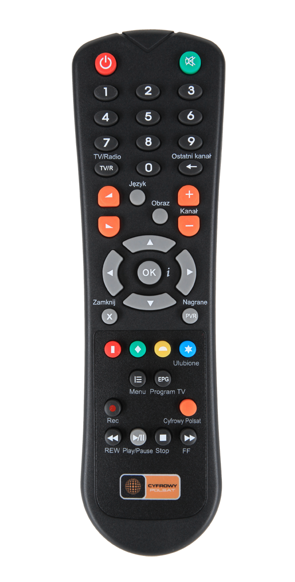 CABLETECH Polsat HD2000 távirányító