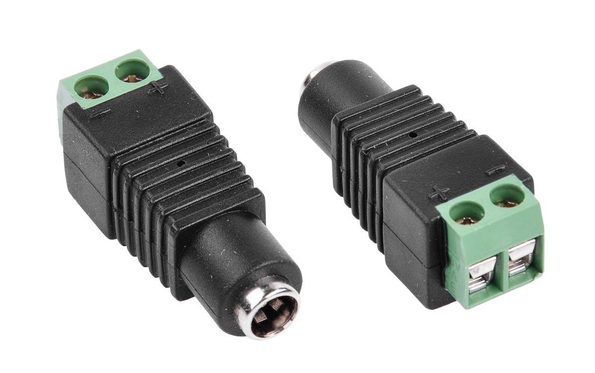 CABLETECH DC csatlakozó aljzat, 2,1/5,5, gyorscsatlakozóval GNI0510