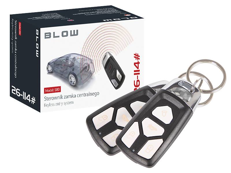 Központi zár távirányítóval BLOW S80