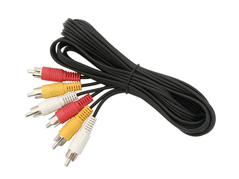 3 RCA AV kábel 2,4 m 4315-