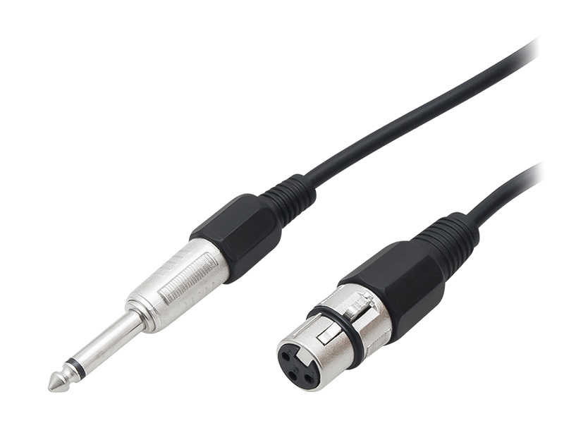 XLR–6,3 mm mono jack audió kábel, 5 m 4362-