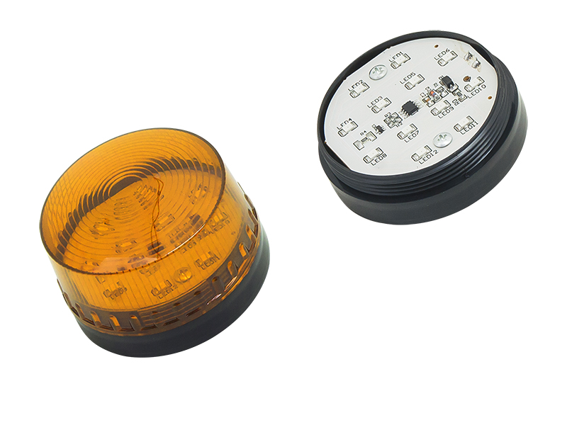LED jelzőberendezés HC-05, narancssárga, 12 V DC 72,8 × 63 mm 26-426-