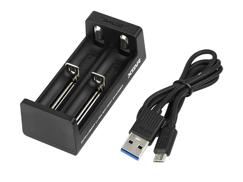 DC XTAR MC2 18650 töltő 40 × 32 mm 75-449-