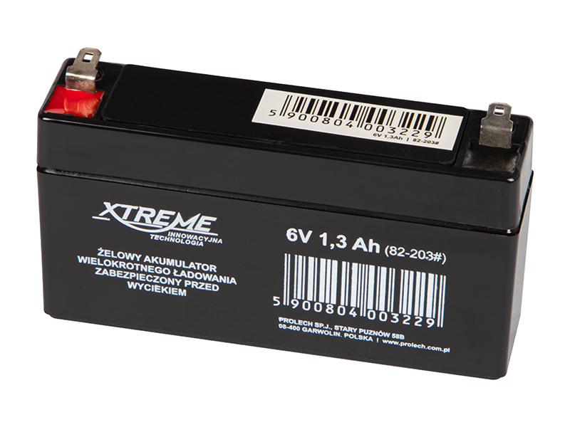XTREME 6 V 1,3 Ah zselés akkumulátor 82-203-