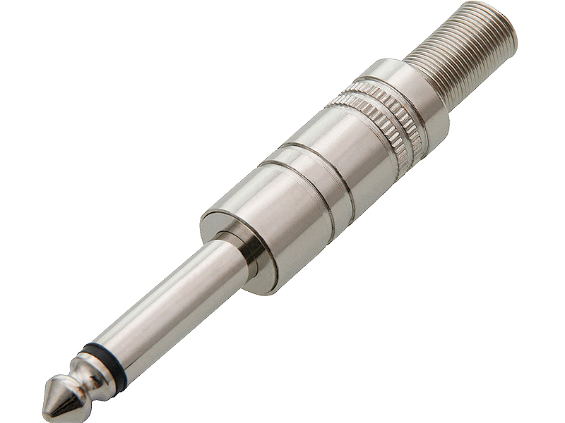 6,3 mm mono jack dugó, fém 1181-