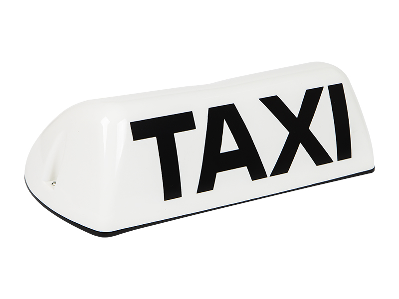 Átlátszó fehér taxi lámpa 26-434-
