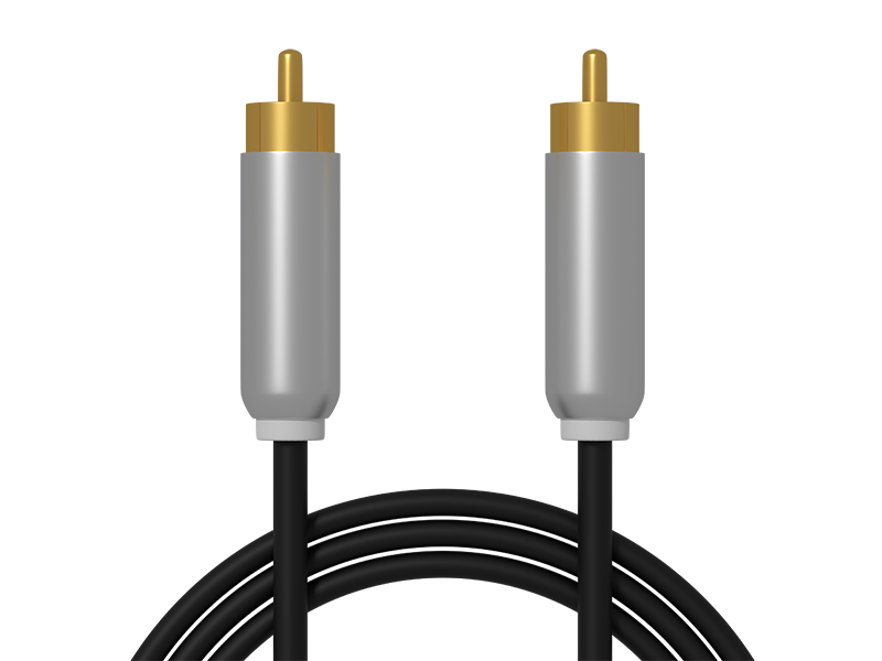 BLOW Összekötő kábel1xRCA METAL 1m