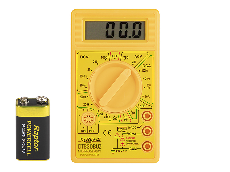 DT830BUZ multiméter 50-001-
