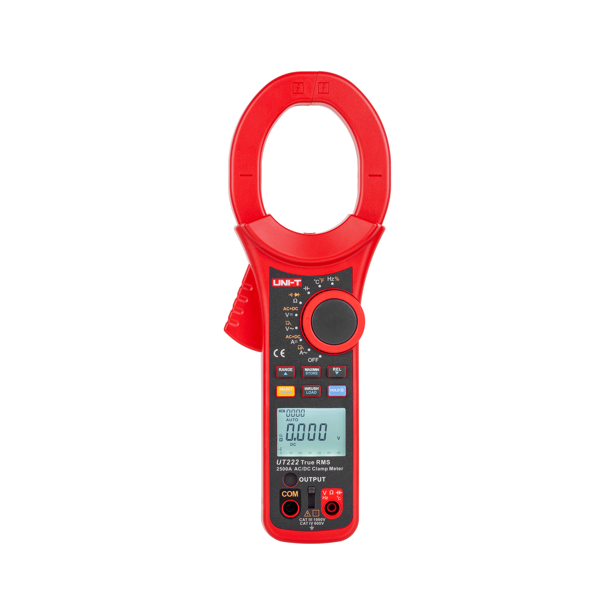 UNI-T CB-multiméter 2500A AC/DC UT222 modell