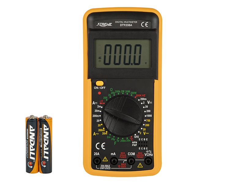 DC DT9208A digitális multiméter 90 × 33 mm 50-209-