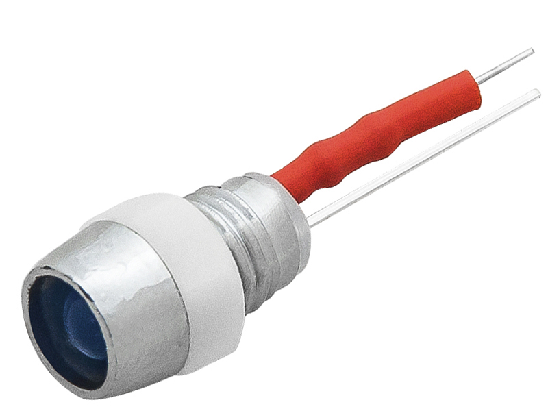 12 V-os kék LED dióda, 5 mm 1626-