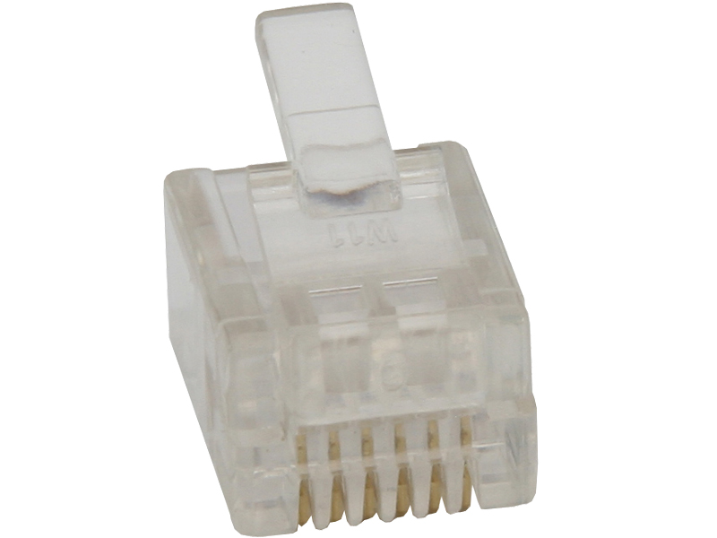 RJ12 6P6C telefoncsatlakozó 1256-