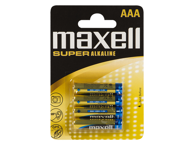 Maxell AAA LR3 alkáli elem 1,5 V 4 db 3067-