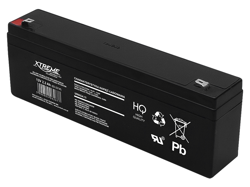 XTREME 12 V 2,3 Ah zselés akkumulátor 82-221-