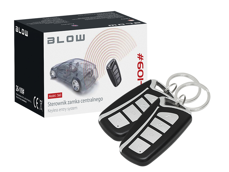 Központi zár távirányítóval BLOW S60