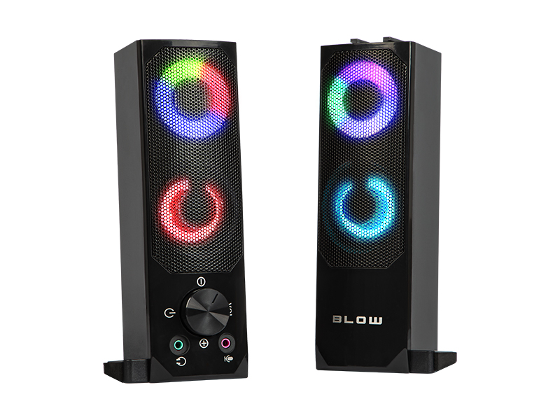 DC BLOW Bluetooth-os RGB 2.0 PC hangszóró 70 × 70 mm 66-379-