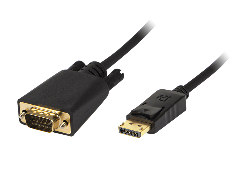 CABLETECH DISPLAY PORT-VGA kábel 1,8 m