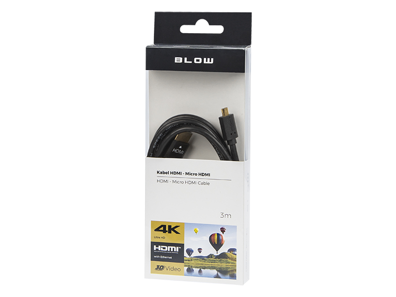 BLOW HDMI - Micro HDMI 4K 1.5m 92-673#