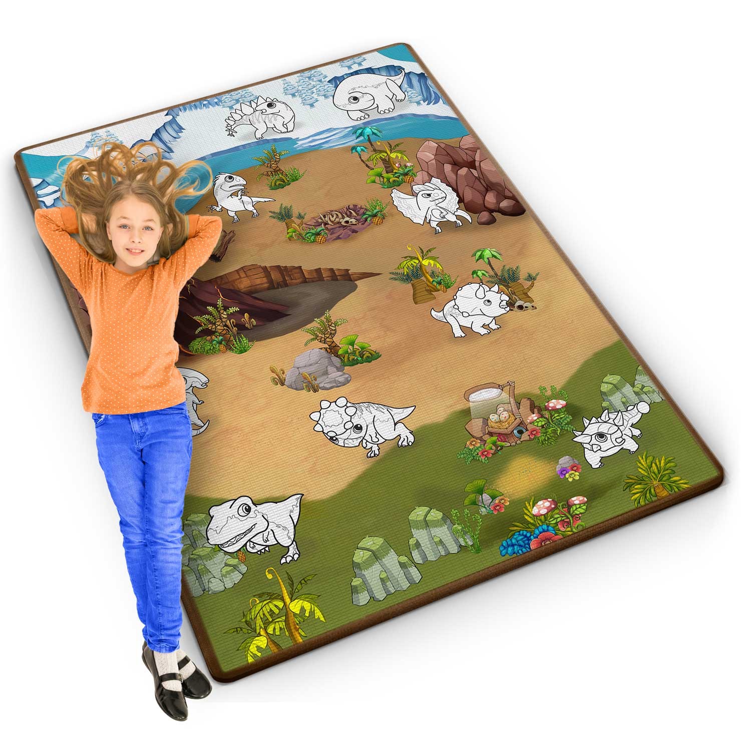 Habszőnyeg gyerekeknek 120 x 90 x 0,3 cm Ricokids RK-344