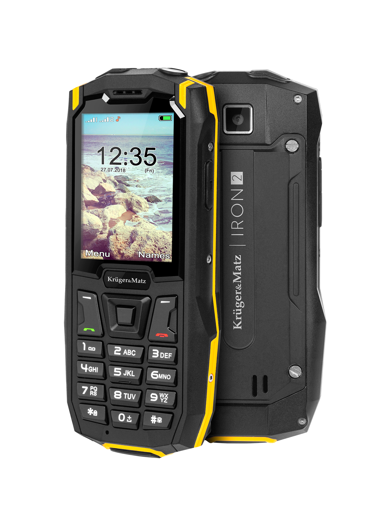Kruger&Matz IRON 2 robusztus telefon
