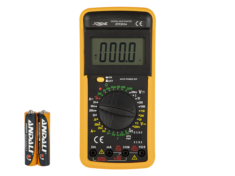 DC Digitális multiméter DT9205A 90 × 33 mm 50-208-