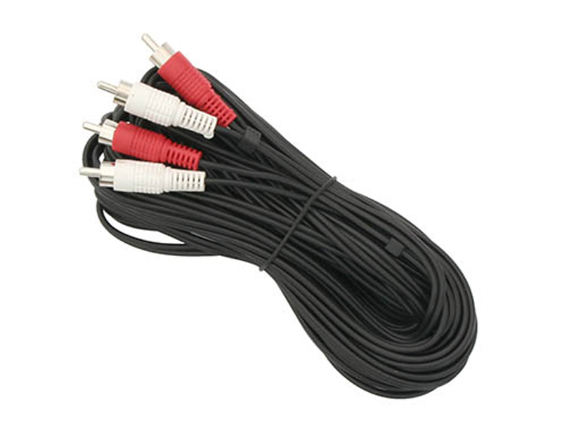 2XRCA kábel 10 m, 10,0 m 0889-