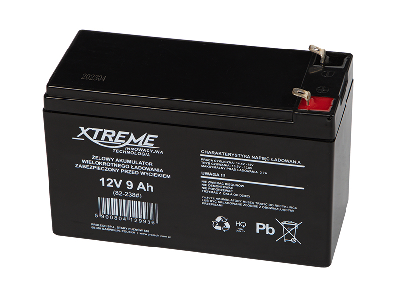 XTREME 12 V 9 Ah akkumulátor 82-238-
