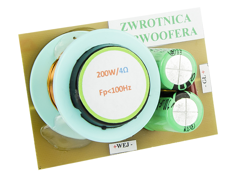 Subwoofer keresztváltó 4 ?, 200 W 5934-