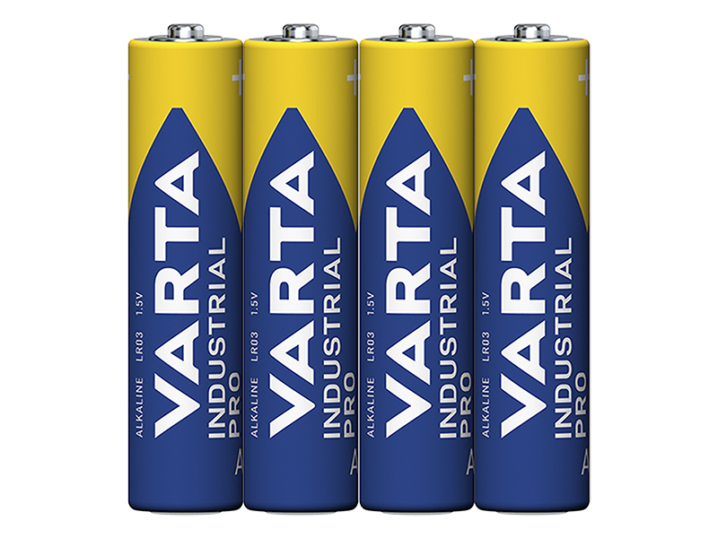 Varta Industrial Pro AAA LR3 alkáli elem 1,5 V, 4 db 82-557-