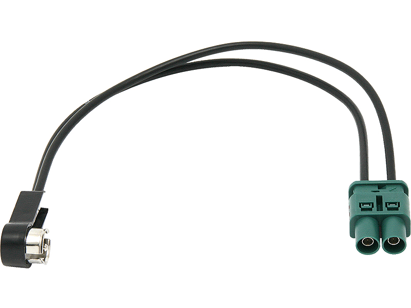 Autóantenna adapter, dupla FAKRA apa – ISO csatlakozó 1976-