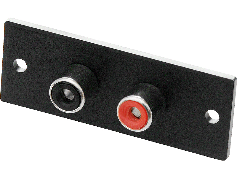 Panelre szerelhető 2x RCA aljzat 2233-