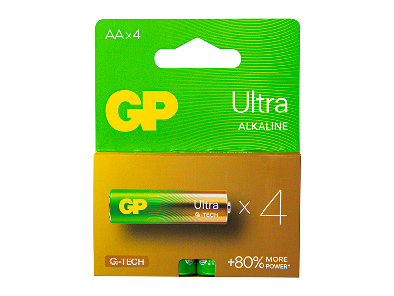 GP Ultra AA alkáli elem 1,5 V LR6, 4 db 8714-