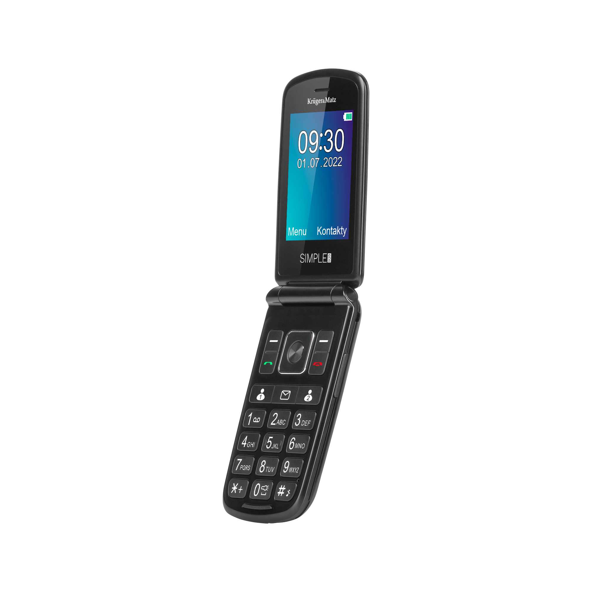 Kruger&Matz Mobiltelefon időseknek Simple 929