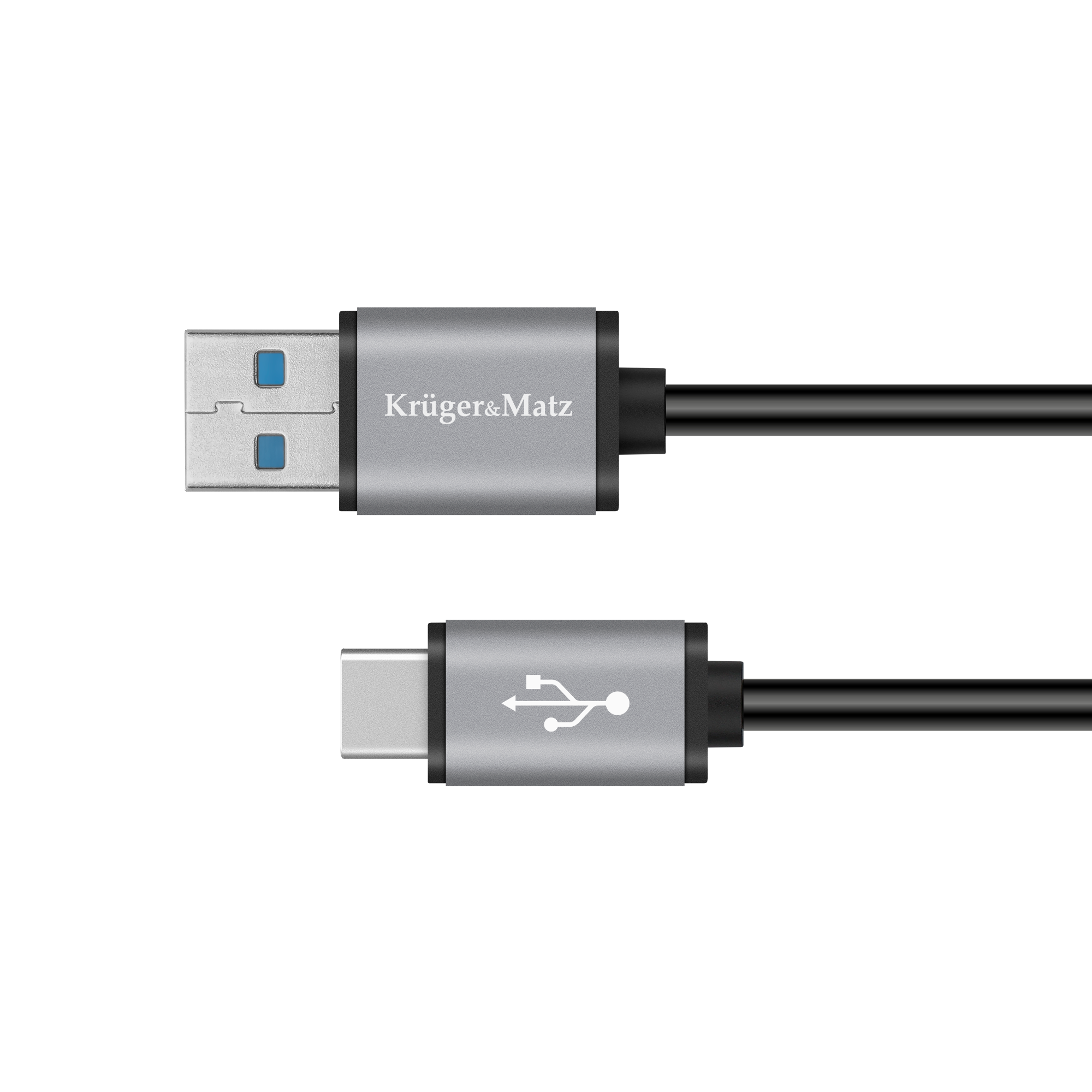 Kruger&Matz USB A - USB C 1m KM1244