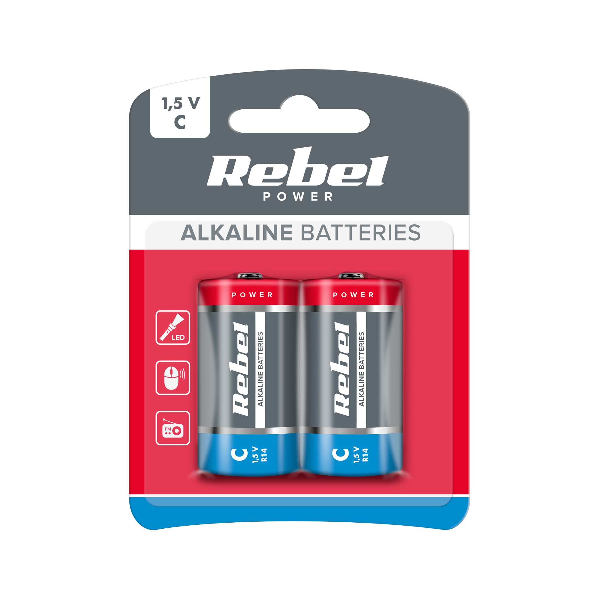 Rebel C LR14 akkumulátor 2db BAT0063B BAT0063B