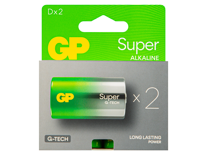 GP alkáli D elem LR20 (MN1300) 1,5 V, 2 db 8333-