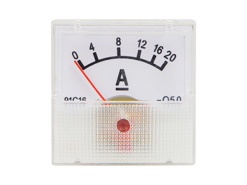 Analóg panel ampermérő DC 0–20 A, mini kivitel 51-520-