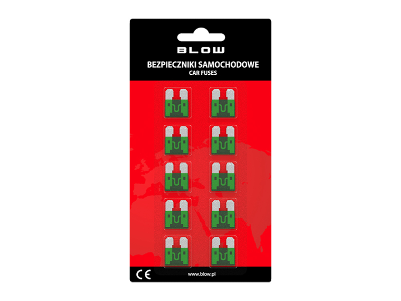 30 A autó késes biztosíték 1519-