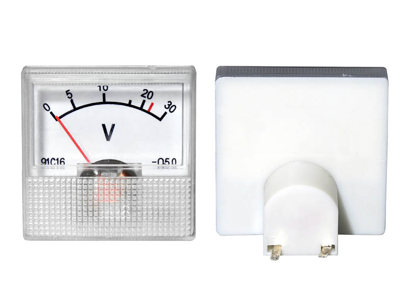 Mini analóg voltmérő, 0–30 V 51-630-