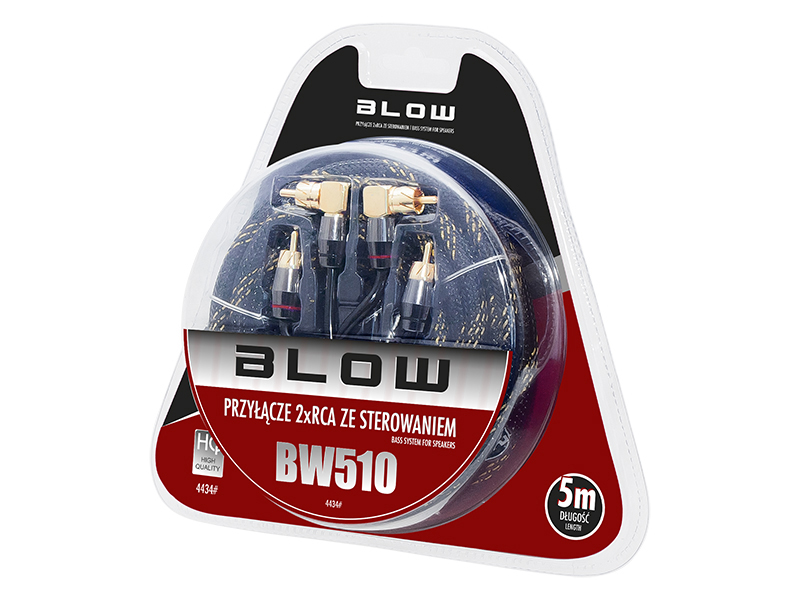 BLOW 2xRCA 6mm 5m-es szög + Hi-End