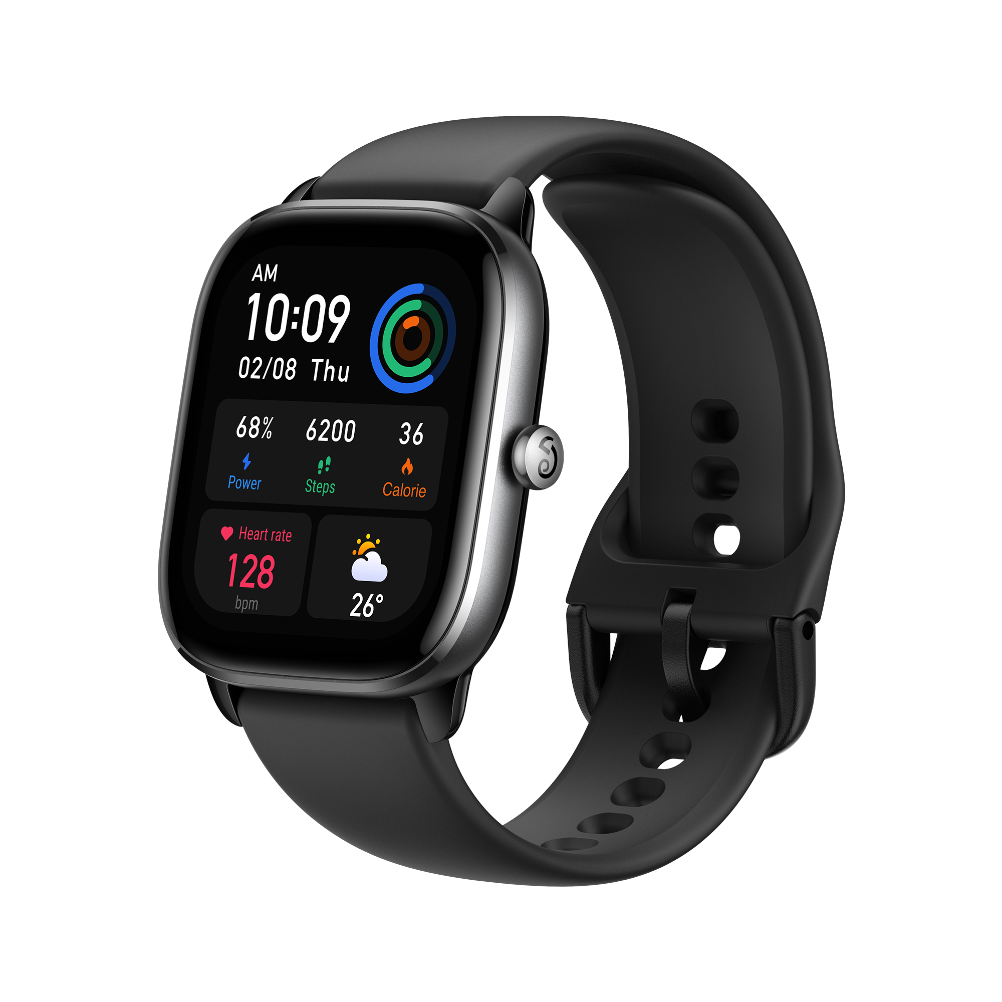 Smartwatch Amazfit GTS 4 Mini Fekete GPS