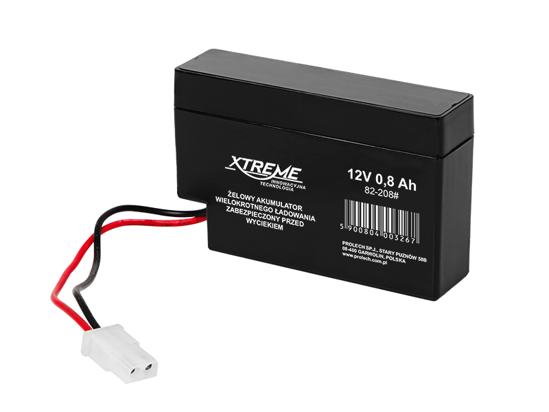XTREME zselés akkumulátor 12 V 0,8 Ah 82-208-