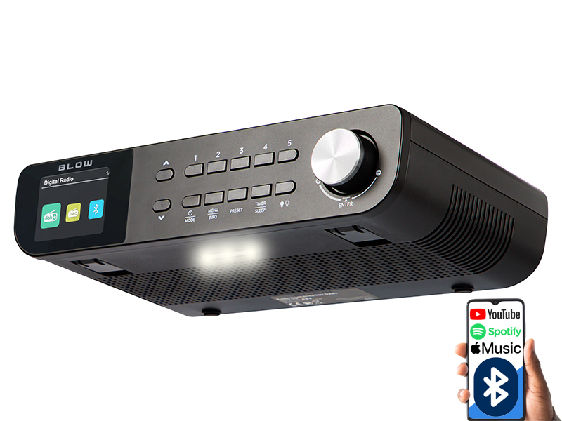 BLOW RK1 konyhai DAB+ és FM Bluetooth rádió 77-570-
