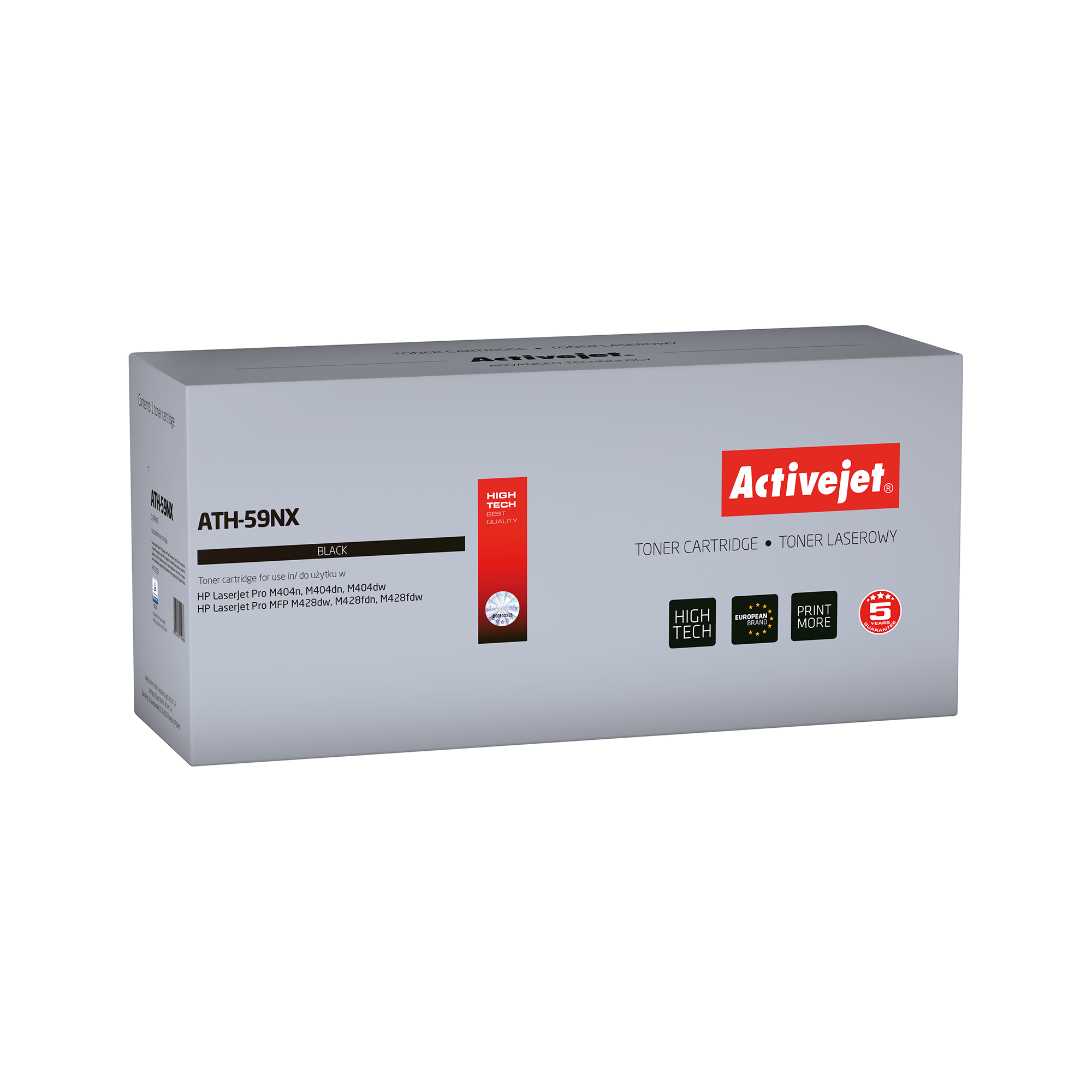 TONER ActiveJet HP lézernyomtatóhoz (59X CF259X) fekete chippel
