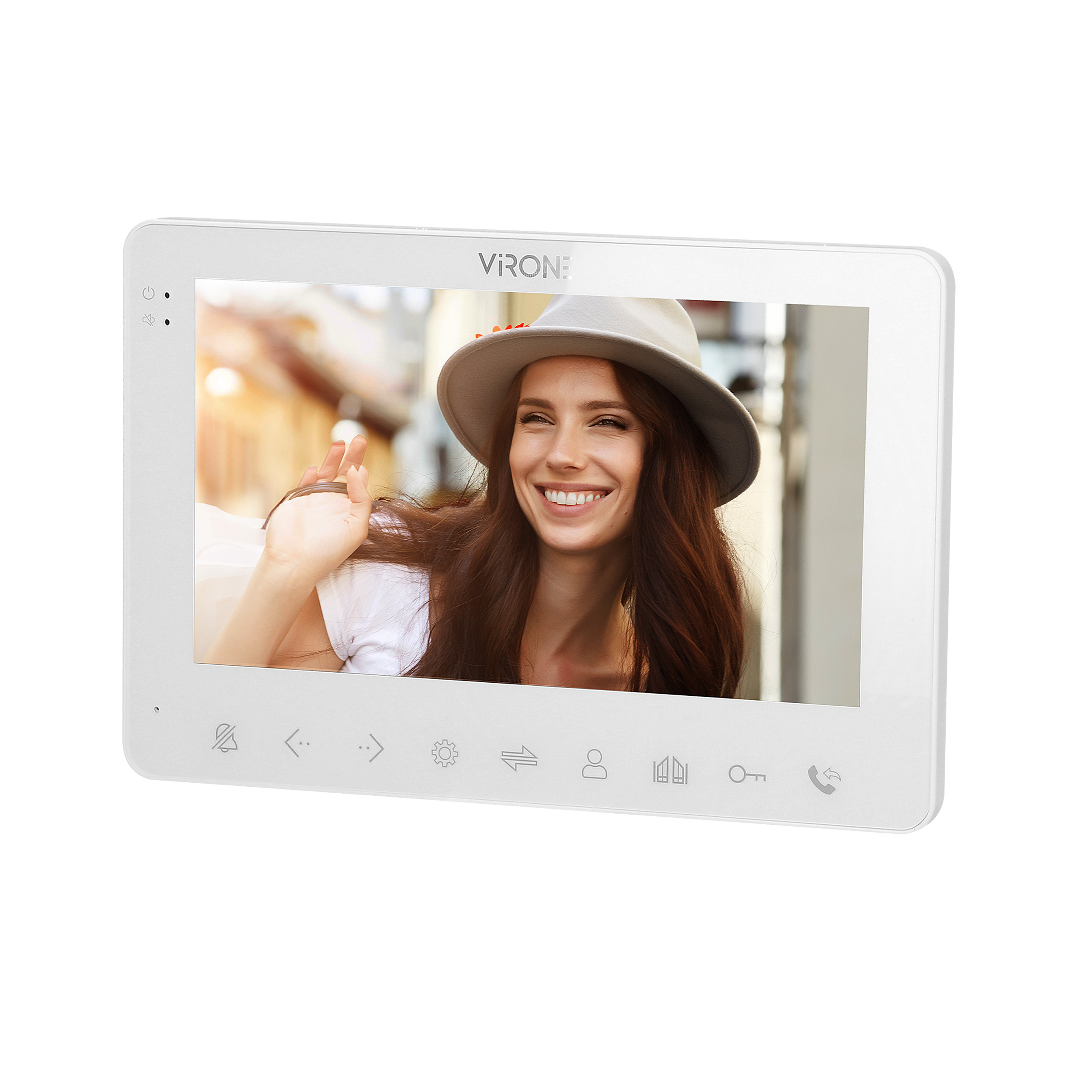 WiFi videó monitor 7" LCD-vel és kapuvezérléssel